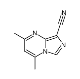 2,4-dimethyl-imidazo[1,5-a]pyrimidine-8-carbonitrile structure