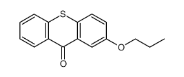 2-propoxy-thioxanthen-9-one结构式