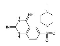 6-(4-methylpiperazin-1-yl)sulfonylquinazoline-2,4-diamine结构式