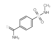 4-(methylsulfamoyl)benzenecarbothioamide structure