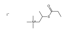 trimethyl(2-propanoylsulfanylpropyl)azanium,iodide Structure