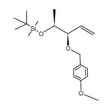 (3R,4S)-4-(tert-butyldimethylsilyloxy)-3-(4-methoxybenzyloxy)-1-pentene Structure