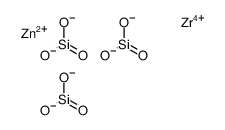 Silicic acid, zinc zirconium salt structure