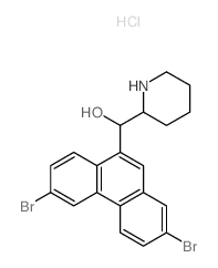 (2,6-dibromophenanthren-9-yl)-(2-piperidyl)methanol Structure