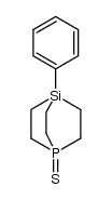 4-phenyl-1-thioxo-1-phospha-4-silabicyclo[2.2.2]octane结构式