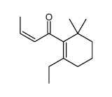 (E)-1-(2-ethyl-6,6-dimethyl-1-cyclohexen-1-yl)-2-buten-1-one结构式