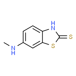 2(3H)-Benzothiazolethione,6-(methylamino)-(9CI)结构式