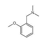 BENZENEMETHANAMINE, 2-METHOXY-N,N-DIMETHYL-结构式