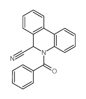 5-benzoyl-6H-phenanthridine-6-carbonitrile structure