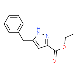 1H-Pyrazole-3-carboxylic acid, 5-(phenylmethyl)-, ethyl ester结构式