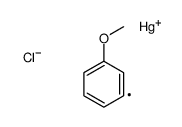 chloro-(3-methoxyphenyl)mercury结构式