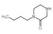 Piperazinone, 1-butyl- (9CI) Structure