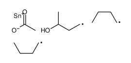[dibutyl(3-hydroxybutyl)stannyl] acetate结构式