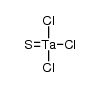 tantalum thiochloride Structure