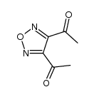 3,4-diacetylfurazan Structure