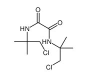 N,N'-bis(1-chloro-2-methylpropan-2-yl)oxamide Structure