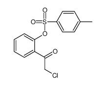 [2-(2-chloroacetyl)phenyl] 4-methylbenzenesulfonate结构式