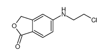 5-(2-chloroethylamino)-3H-2-benzofuran-1-one Structure