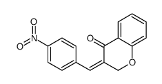 3-[(4-nitrophenyl)methylidene]chromen-4-one结构式