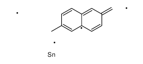 trimethyl-[(6-methylnaphthalen-2-yl)methyl]stannane Structure