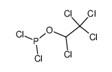1,2,2,2-tetrachloroethyl phosphorodichloridite Structure