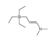 N,N-dimethyl-3-triethylsilylprop-1-en-1-amine Structure