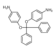 4-[(4-aminophenoxy)-diphenylmethoxy]aniline结构式