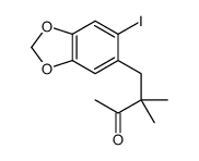 4-(6-iodo-1,3-benzodioxol-5-yl)-3,3-dimethylbutan-2-one Structure