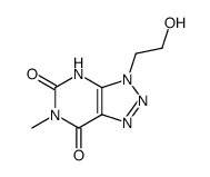 3-(2-hydroxy-ethyl)-6-methyl-3,4-dihydro-[1,2,3]triazolo[4,5-d]pyrimidine-5,7-dione结构式