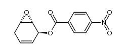 (1α,2α,6α)-7-Oxabicyclo[4.1.0]hept-3-en-2-ol-(4-nitrobenzoat)结构式