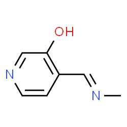 3-Pyridinol,4-[(E)-(methylimino)methyl]-(9CI) Structure