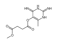 4-O-(2,4-diamino-6-methylpyrimidin-5-yl) 1-O-methyl butanedioate Structure