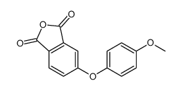 5-(4-甲氧基苯氧基)异苯并呋喃-1,3-二酮结构式