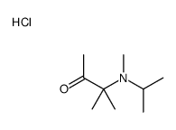 methyl-(2-methyl-3-oxobutan-2-yl)-propan-2-ylazanium,chloride结构式