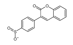 4-(2-oxochromen-3-yl)benzenesulfinate Structure