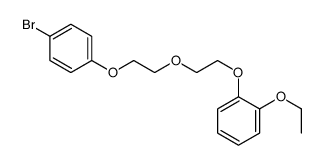 1-bromo-4-[2-[2-(2-ethoxyphenoxy)ethoxy]ethoxy]benzene结构式