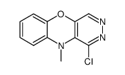 1-chloro-10-methyl-10H-benzo[b]pyridazino[4,5-e][1,4]oxazine Structure