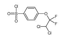 4-(2,2-dichloro-1,1-difluoroethoxy)benzenesulfonyl chloride结构式