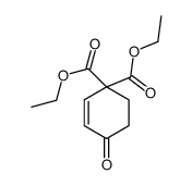 diethyl 4-oxocyclohex-2-ene-1,1-dicarboxylate structure