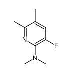 2-Pyridinamine,3-fluoro-N,N,5,6-tetramethyl-(9CI) Structure