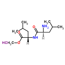 L-Leucyl-L-Leucine methyl ester hydrochloride Structure