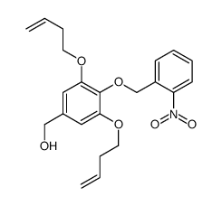 [3,5-bis(but-3-enoxy)-4-[(2-nitrophenyl)methoxy]phenyl]methanol Structure