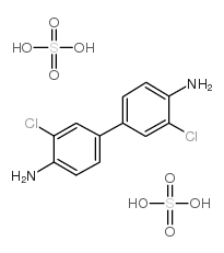 3,3'-dichlorobenzidine dihydrogen bis(sulphate) structure