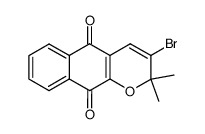 3-bromo-dehydro-α-lapachone Structure