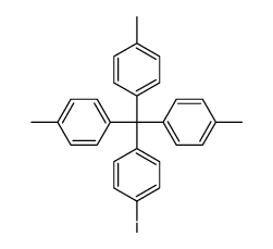 1-iodo-4-[tris(4-methylphenyl)methyl]benzene Structure
