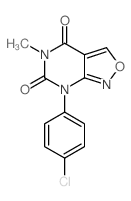 Isoxazolo[3,4-d]pyrimidine-4,6(5H,7H)-dione,7-(4-chlorophenyl)-5-methyl- picture