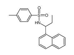 4-methyl-N-(1-naphthalen-1-ylpropyl)benzenesulfonamide结构式