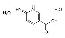 3-Pyridinecarboxylic acid,6-amino-,dihydrate (9CI)结构式