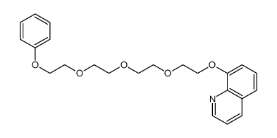 8-[2-[2-[2-(2-phenoxyethoxy)ethoxy]ethoxy]ethoxy]quinoline结构式