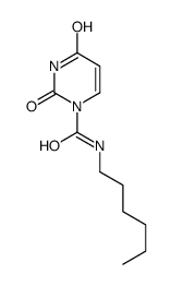 N-hexyl-2,4-dioxopyrimidine-1-carboxamide结构式
